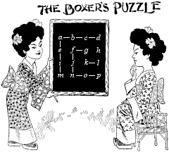  The Boxer's Puzzle 
 by Sam Loyd
