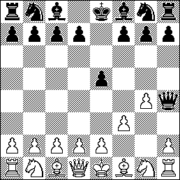 One of 4 possible positions 
 at the end of a 2-move game. 