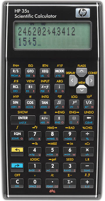  HP 35s calculator (2007)
 by Hewlett Packard 