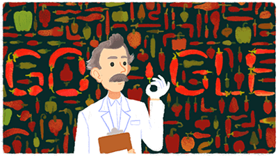 Wilbur Scoville Google Doodle 