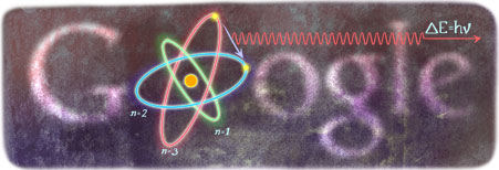  Google Doodle for October 7, 2012: 127th Birthday of Niels Bohr 