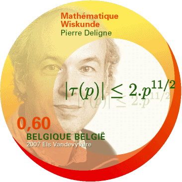  Obra preliminar de un sello de correos belga, emitido el 15 de octubre de 2007 (en 0,70 denominación). 