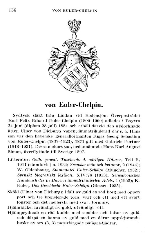 Ointroducerad adels kalender (1970) page 136