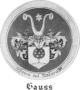  Coat-of-arms of Carl Friedrich Gauss 