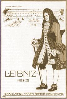  Bahlsen advertisement for 
 Leibniz-Keks (around 1900) 