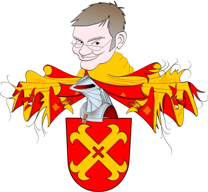  Commemorative coat-of-arms for Numericana's 10th anniversary 
 (March 19, 2010) drawn by Jochen Wilke in 2009 
