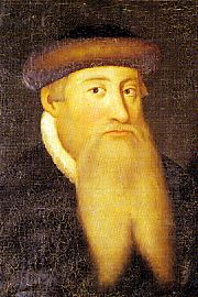  Johannes Gutenberg 
 1400-1468 