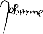  Signature of Joan of Arc 